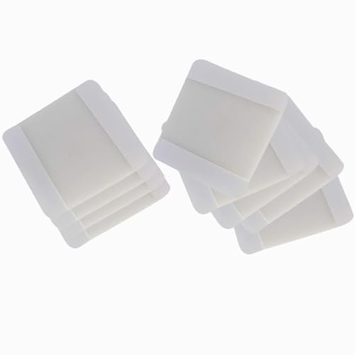 GNbow Protezione per Incisioni Trachea per Collo, Collo Stoma Collo di Copertura Trach Scudo A Prova di Polvere Copristoma Adesivi, Tracheostomia, 30/120/270 PCS, Bianco