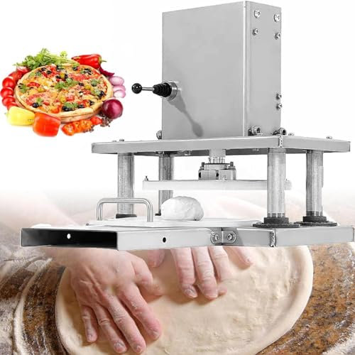 Electric Pizza Dough Press Machine, 8.66 and 9.28 inches Dough Roller Dough Sheeter Pasta Maker, Dough Pastry Manual Press Machine For Pizza Crusts And Meatloaf