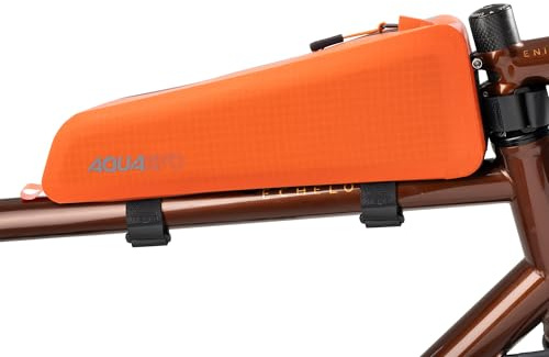Oxford Aqua Evo Adventure Top Tube Pack XL OL964 | Vattentät cykelramväska för cykel, orange