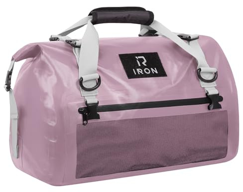 IRON JIA'S Sacoche arrière Moto étanche avec Fermeture Roll-Top | Étanche en PVC 500D, coutures soudées, MOLLE, éléments réfléchissants, 4 sangles et bretelles rembourrées amovibles