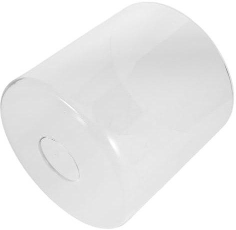 LIFKOME Paralume In Vetro Cilindrico Paralume In Vetro Trasparente