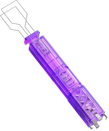 Extracteur de touches ergonomique 2 en 1 - Outil de retrait de touches et d'interrupteurs haute résistance pour le nettoyage des claviers mécaniques - Outil de remplacement facile