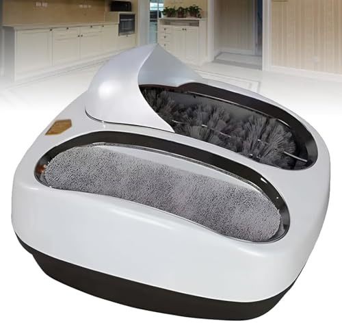 Limpiador automático de zapatos con sensor de inducción, máquina de limpieza rápida de suela de 5 segundos para el hogar, oficina, entrada de hotel y taller