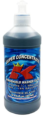 Super K Concentrate Windshield Washer Fluid - Makes 165 Gallons - 16 fl. oz.
