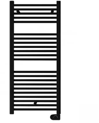 facula - Radiador Toallero Eléctrico Fluido Negro Electrónico 700w