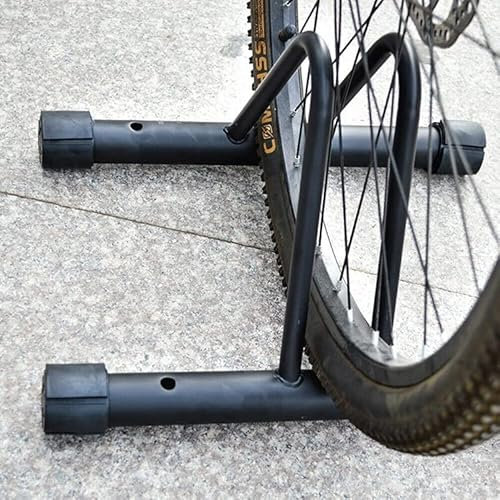 Bike Parking Stand Bicycle Rack Storage Floor Parking Stand, Indoor and Outdoor Use, Black