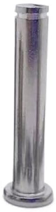 1/5 Stück M3 M4 M5 M10 M12 Edelstahl Flachkopflager zylindrische Positionierungsachse Rolldübelstift mit Schaft-Sicherungsring (Größe: 1 Stück M10, Farbe: 25 mm)