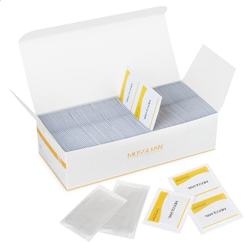 MOSSLIAN 200 Pièces lingettes Appareil Auditif, Lingettes Nettoyantes pour Embouts Auriculaires,Lunettes, Écran, Telephone