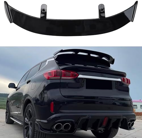TMZWJ Auto ABS Heckspoiler Spoilerlippe für VW Golf MK 8 7 6 5 4 3 R GTE/GTI/GTD/Clubsport 45 Heckflügel Kofferraumspoiler Rear Spoiler Flügel Lippe Styling Tuning,Gloss Black