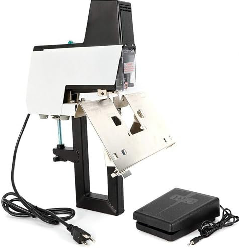 Grapadora Eléctrica, 106 Máquina Automática De Encuadernación De Sillín, Grosor Ajustable De 100 Mm, 1-9 Engranajes Ajustables, Grapadoras Manuales Eléctricas Automáticas De Escritorio, Para Oficina