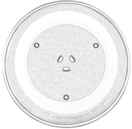 SPARES2GO Universal Microwave Turntable Plate 6 Lug Fixing Y Type Glass Dish Tray (13.5 / 34.5cm / 345mm)