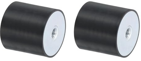 QUARKZMAN 2 Stück 50 x 50mm M10 Gummidämpfer, Multi-Typ-Gummipuffer,Schwingungsdämpfer für Motorraum und Luftkompressoren