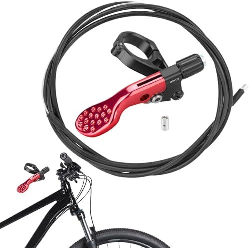 Palanca de tija telescópica para ciclismo de montaña, palanca remota telescópica para tija de sillín de ciclismo,Palanca remota telescópica de tija de sillín - Mando a distancia de tija de sillín de a