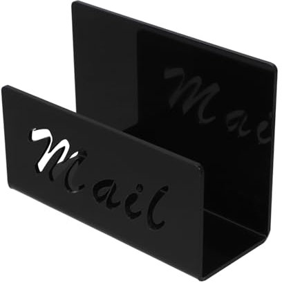 HOODANCOS Acryl Briefhalter Für Schreibtisch Praktischer Brief-organizer Zur Geordneten Aufbewahrung Von Mails Briefen Und Dokumenten Für Zuhause Und Büro Stabil Und Elegant