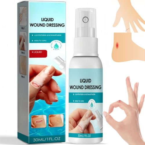 Liquid Plaster Quick-Dry Gel,Liquid Wound Dressing,Sk/in Liq/uid Plast/er Wound Glue,Waterproof and Breathable Quick-Dry Gel,Ski/n Liqui/d Pla/ster Spray,Waterproof Spray Plaster,Quick-Drying Dressing