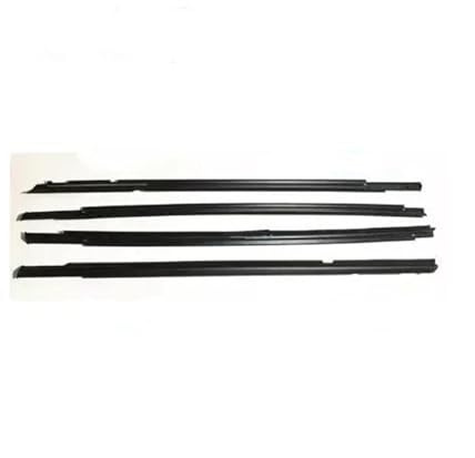 FUNFOB Fenster- und Türdichtungen Autos 4 Stück Außenfenstergummi Für VW Für Golf 6 MK6 Für GTI R GTD Standard 2008–2013 Dichtungsdichtung Autotür Türdichtung