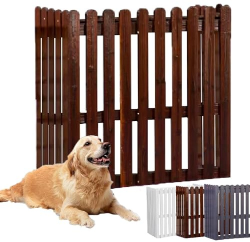 Bâche de protection en bois résistante aux intempéries pour climatiseur d'extérieur - Pour jardin et balcon - Clôture d'intimité avec support de fleurs - Marron - 120 x 60 x 105 cm