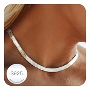 MUCCA Schlangenkette Silber 925 1.5mm/3mm/5mm Elegante Kette Silber 925 Damen Ohne Anhänger Zierliche und Hypoallergene Silberkette Robuste Nicht Verblassende Schmuck Silber Halsketten 35 40 45CM