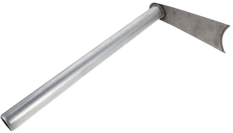 DIYEAH Petite Houe de Jardin en Fer Robuste Manche Court – Outil Multifonction pour Creuser Désherber et Ameublir la Terre – Outil à Main Portable pour Potagers Surélevés et Sols Durs
