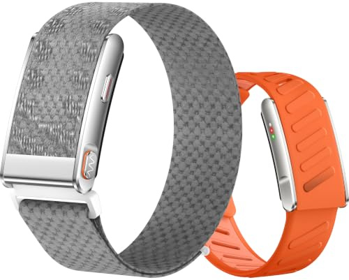 findtime Fitness Tracker Screenless Smart Bracelet Heart Rate Sleep Monitor | Health Band Blood Oxygen Pedometer Step Calories Counter Waterproof 120+ Sport Modes Screen-Free Activity Tracker Two Straps