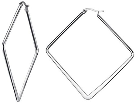 Caimeytie Ohrringe Creolen für Frauen Edelstahl Geometrische valentins geschenke