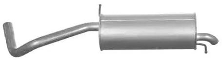 VEGAZ SKS-91 Endschalldämpfer Hinten Kompatibel mit VW POLO 9N 6Q6253609BP 6R6253609AM JZW253609DL