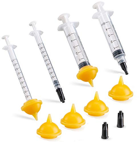 betevie Mini-Nippel mit Spritze für Haustiere und Wildtiere, Sauger geeignet für Welpen, Kätzchen, Eichhörnchen und andere neugeborene Haustiere, 6 Stück