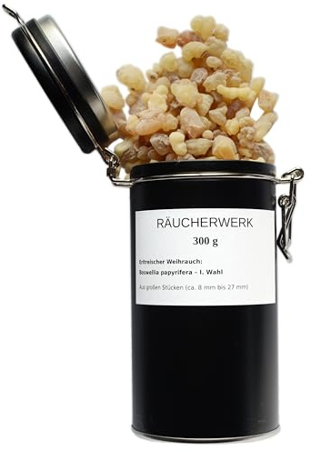 Weihrauch Räucherwerk (Boswellia Papyrifera - I. Wahl (Eritrea), 300 g)