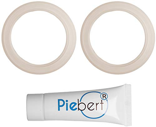 Piebert 2x Dampfring 65,73mmØ Dichtung 21531 + 10ml Spezialfett für Gastroback Design Espresso Advanced 42611 42612/S 42620 42609S