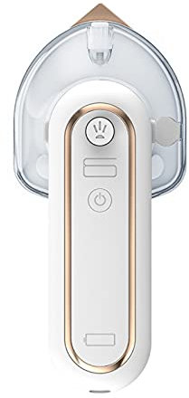 Ferro da Stiro Elettrico per Vestiti Ricarica USB Mini Macchina da Stiro Portatile Macchina da Stiro Sospesa Senza Fili Viaggi A Casa Piccoli Vestiti Steamer Bianco 16,3x7,6x8,6 CM