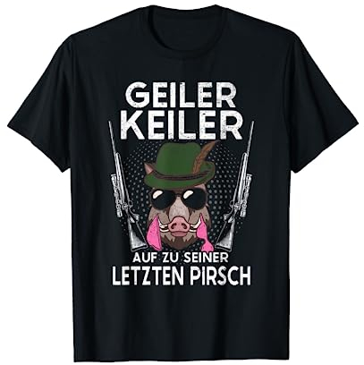 JGA Jäger Geiler Keiler Junggesellenabschied Jagd T-Shirt