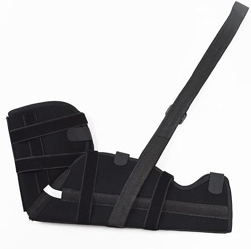 Schulter-Arm-Schlinge, Ellenbogen-Schlinge, vollständige Armstütze für Erwachsene, medizinische Qualität, atmungsaktiv, Arm-Schlinge, Ellenbogen-Schulter-gepolsterte Unterstützung, hilft bei
