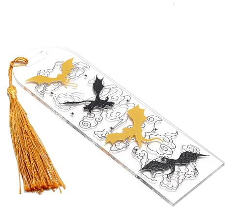 ASVP Shop Lesezeichen mit Quaste Vierter Flügel, Fantasy & Bookish Merch