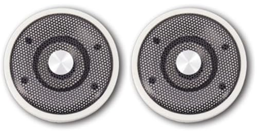 Sunmeit 1 coppia di altoparlanti da parete per tetto per barche marine impermeabili da 4 Ohm e 15 W per prato J60A ()