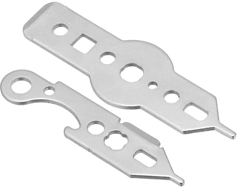 PATIKIL Kit di Strumenti per Freccette, Kit di 2 Accessori Multiuso per Asta in Alluminio e Punte per Freccette, Tono Argento