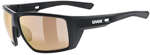 uvex mtn venture CV V - Sportbrille für Damen und Herren - selbsttönend - konstraststeigernd - black matt - one size