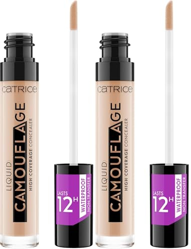 Catrice - Concealer - Liquid Camouflage 005 - Light Natural (1 x 5.0 ml) (Packung mit 2)