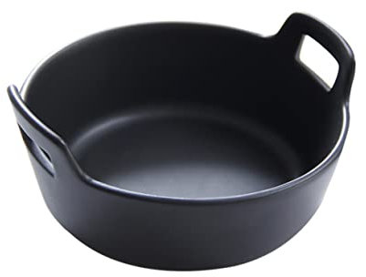 Garneck Ciotola Elegante Contenitore Per Alimenti Stoviglie Ciotola Di Porcellana Ciotola Di Zuppa Di Ramen Zuppiera in Porcellana Ciotola Di Cereali Contenitori Per Pasta Black