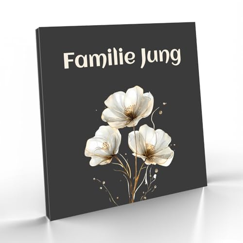 Jung Edelstahl Design V2A Edelstahl Türschild – Individuell bedruckbar | Hochwertiges Firmenschild, Büroschild oder Namensschild (Anthrazit RAL7016, 100x100 mm)