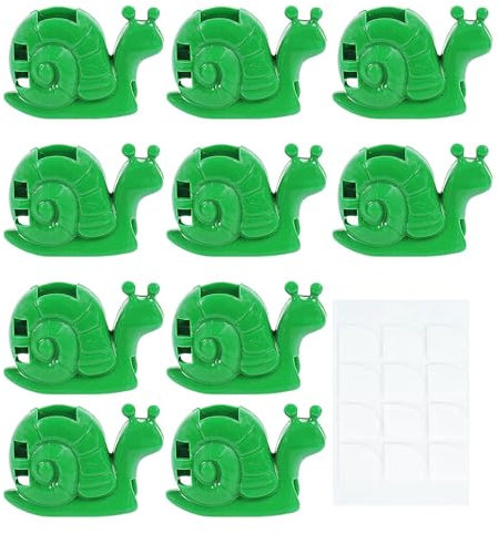 Garden Clips for Climbing Plants - Snail Shaped Plant Stem Clips | Propagation Buddy Vines Holder for Tomatoes Cucumbers Vegetables Roses Shrubs