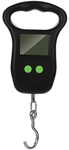 GRIRIW Bilancia Portatile Per Bagagli Bilancia Elettrica Sospesa Con Impugnatura Antiscivolo Realizzata in Acciaio e Plastica Resistente Leggera e Facile Da Trasportare
