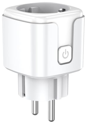 Asyduey Tuya WiFi Smart Plug 20A EU Enchufe Inteligente con Monitor de Energía Temporización Soporte de Vida Inteligente Yandex