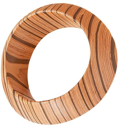 Hrtyvhin Holz Armreif, Schmuck, glattes Design, geometrische Form, bequem, lässiger oder formeller Anlass, Geschenk, Statement Armreif
