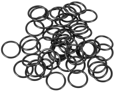 ROWORKX 50Pcs Nitrile Rubber O-Rings - 16mm OD x 13mm ID x 1.5mm Width Sealing Gaskets for Hose, Faucet, Plumbing, Automotive and General Repair Applications | Sealing Gasket NBR Material, Oil and Wear Resistant, For Hose, Faucet, Plumbing, Automotive and General Repair, Black