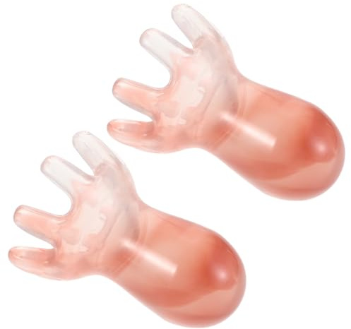 PENIKOKO 2stücke Kopfhautmassagegerät mit Oktopusform Kamm und Massagebürste für Haar und Körper Tragbares Massagegerät zur Entspannung und Akupressur