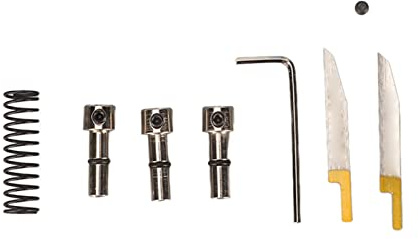 Mango para máquina de grabado neumática, herramienta manual de tallado de joyería con baja vibración, buril de acero aleado para artesanía y fabricación de joyas, con kit de