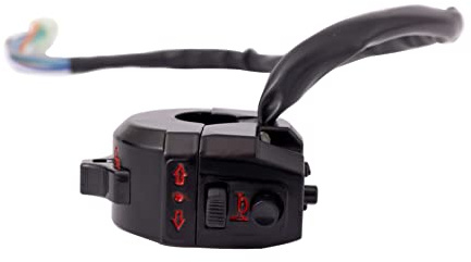Universal 7/8 Motorrad Licht Ein/Aus Blinker Schalter Lichtschalter Lenker Blinkerschalter Lenkerschalter Kombischalter Ausschalter