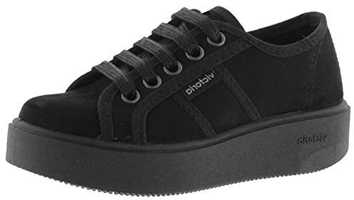 Victoria 1260116-KIDS - Baloncesto bajo Utopía sueña reciclada Bandeja Mixta para niños, Negro, 37 EU