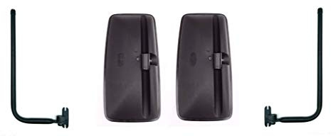 2x Außenspiegel Rückspiegel 410x205mm Traktor ø15-30mm mit Spiegelhalter Arm SET