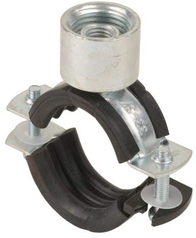 10 Stück – Multi Schraub-Rohrschelle/Halter/Befestigung •12-169mm •Kombi-Anschluss M8/10/½“ Größe 47-52 mm